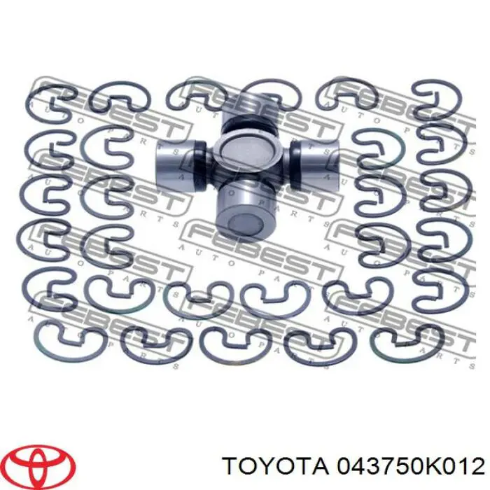 Do koszyka 043750K012 Toyota Krzyżak wału Cardana tylnego