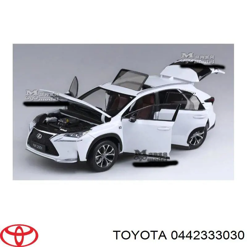 Mocowanie czujnika ciśnienia powietrza w oponach Toyota 0442333030 cena, od 5,48 USD