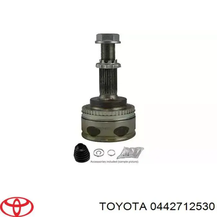 Osłony przegubów homokinetycznych półosi przedniej, zestaw 0442752891 Toyota