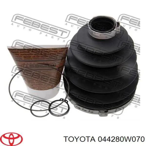 Osłona przegubu homokinetycznego zewnętrzna prawa Toyota 044280W070 cena, od 105,22 USD