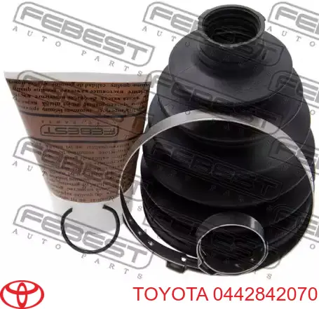 Do koszyka 0442842070 Toyota Osłona przegubu homokinetycznego półosi przedniej zewnętrzna