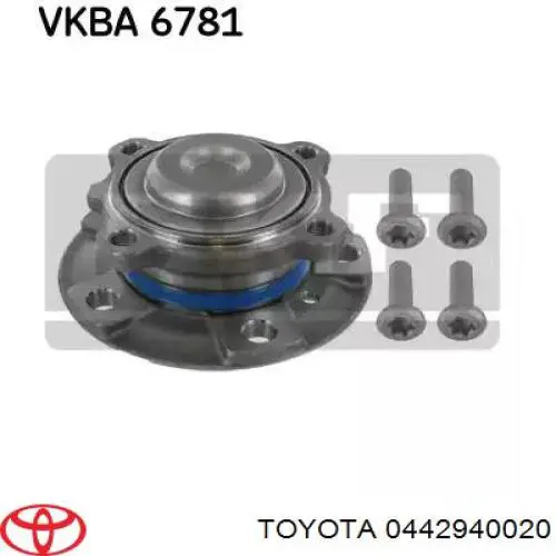 Do koszyka 0442940020 Toyota Osłona przegubu homokinetycznego półosi przedniej wewnętrzna