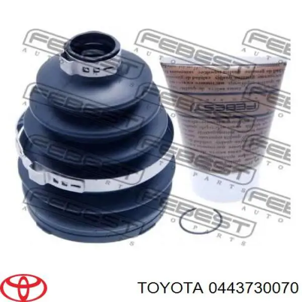 Do koszyka 0443730070 Toyota Osłona przegubu homokinetycznego półosi przedniej wewnętrzna
