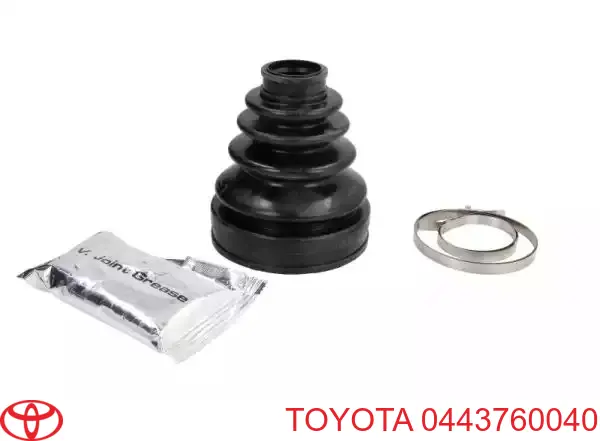 0443760040 Toyota Osłona przegubu homokinetycznego półosi przedniej wewnętrzna