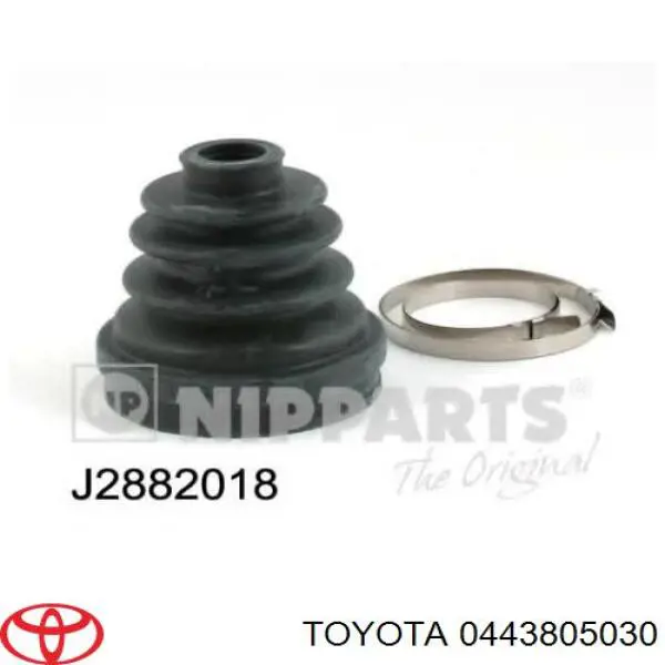 Do koszyka 0443805030 Toyota Osłona przegubu homokinetycznego półosi przedniej wewnętrzna
