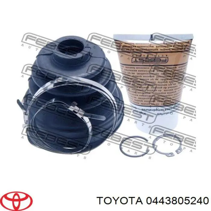 Do koszyka 0443805240 Toyota Osłona przegubu homokinetycznego półosi przedniej zewnętrzna