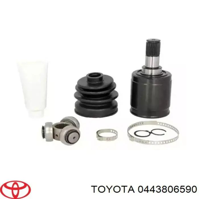 Osłona przegubu homokinetycznego półosi przedniej zewnętrzna Toyota 0443806590 cena, od 6,81 USD