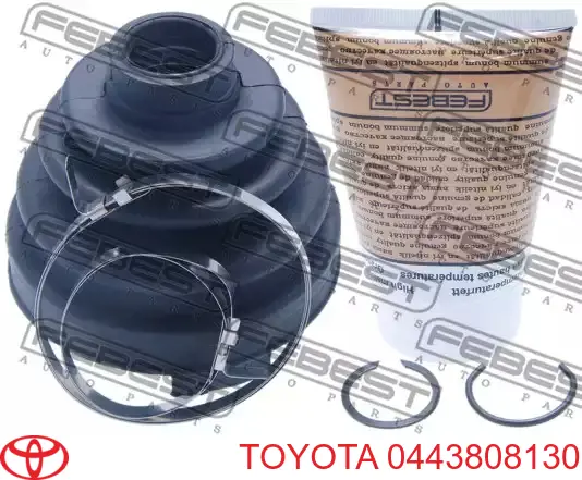 Do koszyka 0443808130 Toyota Osłona przegubu homokinetycznego półosi przedniej wewnętrzna prawa