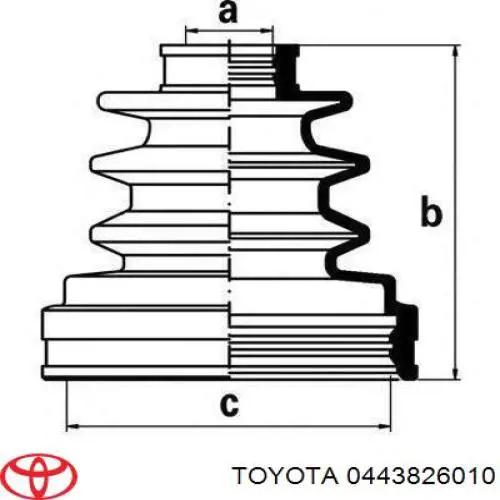  Toyota 0443826011