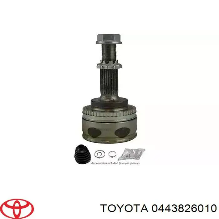 0443826011 Toyota Osłona przegubu homokinetycznego półosi przedniej wewnętrzna
