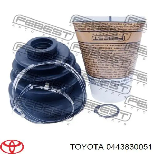 0443830051 Toyota Osłona przegubu homokinetycznego półosi przedniej wewnętrzna