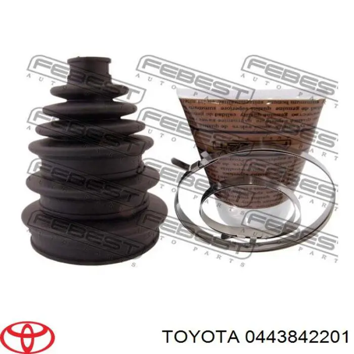 0443842201 Toyota Osłona przegubu homokinetycznego półosi przedniej wewnętrzna prawa