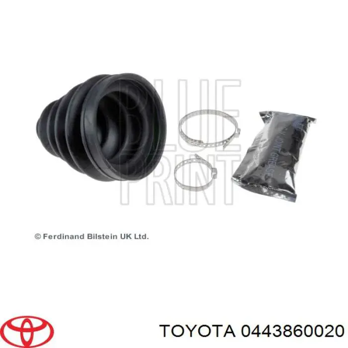 Osłona przegubu homokinetycznego półosi przedniej zewnętrzna Toyota 0443860020 cena, od 17,89 USD