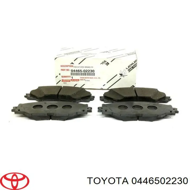 Klocki hamulcowe przednie tarczowe Toyota 0446502230 cena, od 23,90 USD