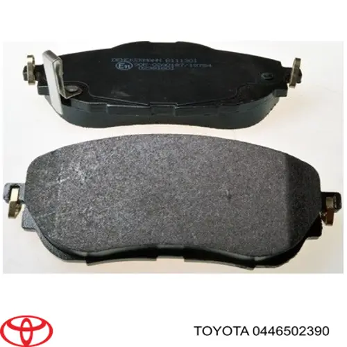 0446502390 Toyota klocki hamulcowe przednie tarczowe