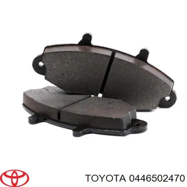 0446502470 Toyota Klocki hamulcowe przednie tarczowe