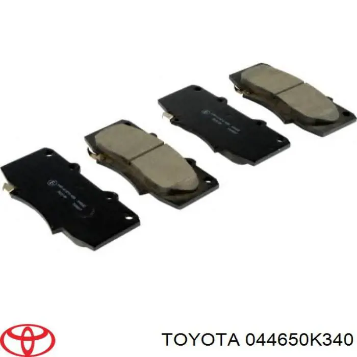 044650K340 Toyota Klocki hamulcowe przednie tarczowe