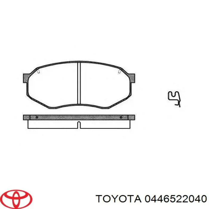  Klocki hamulcowe przednie tarczowe Mazda 929 3