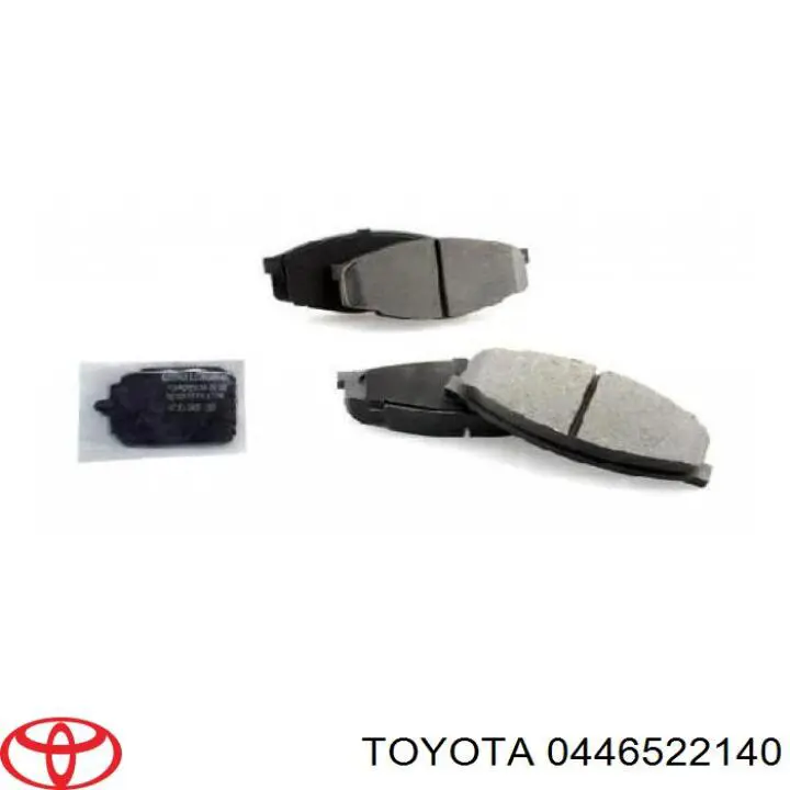 Do koszyka 0449122250 Toyota Klocki hamulcowe przednie tarczowe