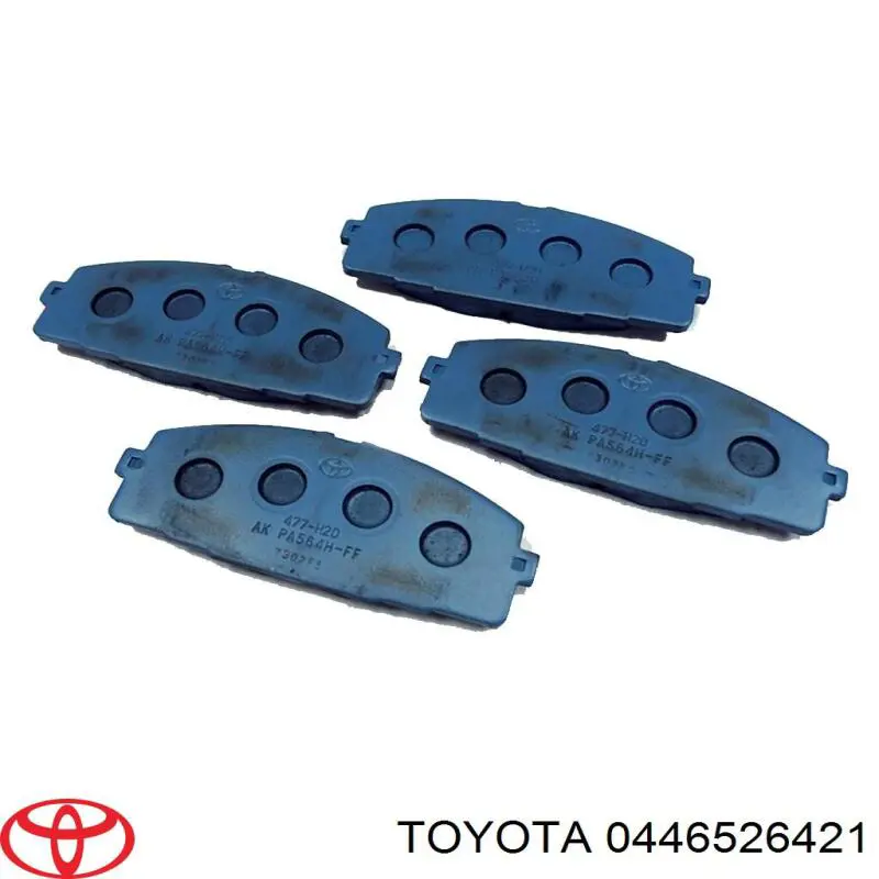 Do koszyka 0446526421 Toyota Klocki hamulcowe przednie tarczowe