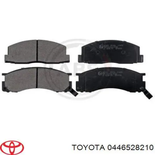 446528210 Toyota Klocki hamulcowe przednie tarczowe