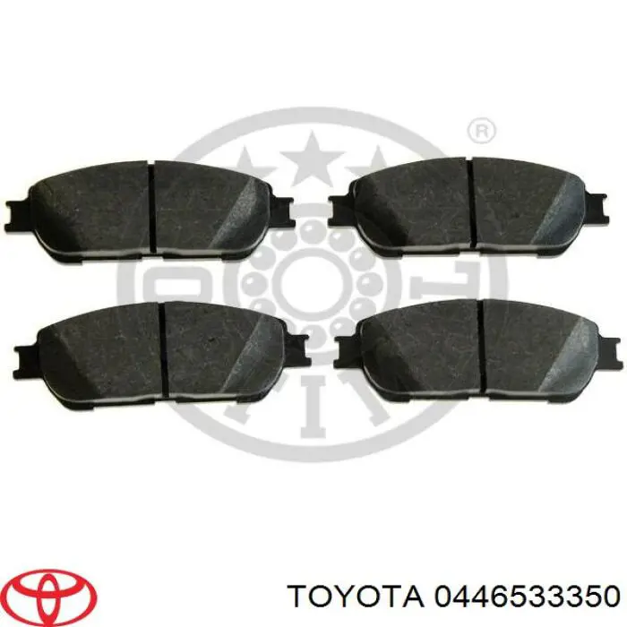 Klocki hamulcowe przednie tarczowe Toyota 0446533350 cena, od 25,20 USD