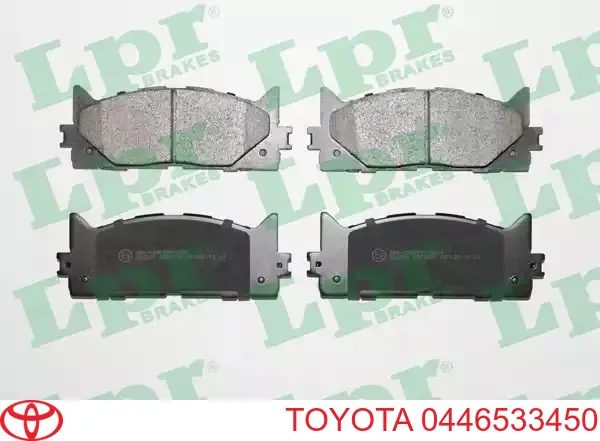 Klocki hamulcowe przednie tarczowe Toyota 0446533450 cena, od 29,25 USD