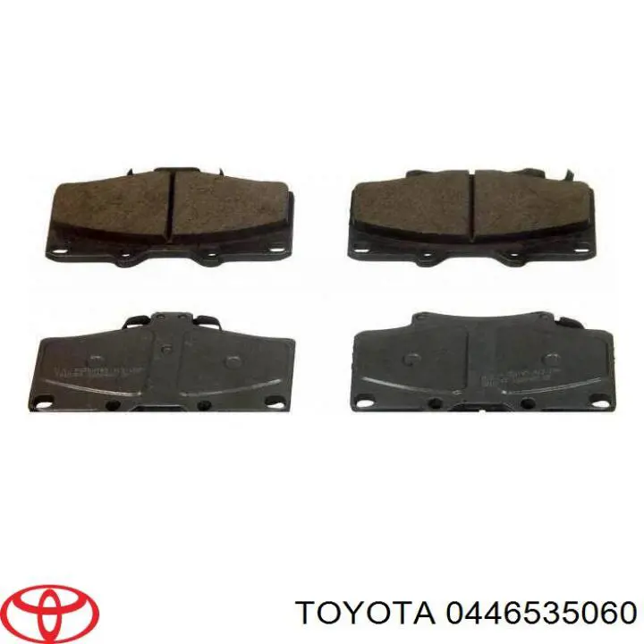 0446535060 Toyota Klocki hamulcowe przednie tarczowe