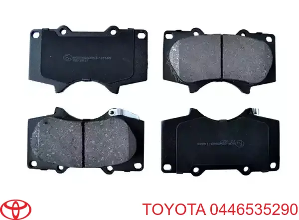 0446535290 Toyota Klocki hamulcowe przednie tarczowe