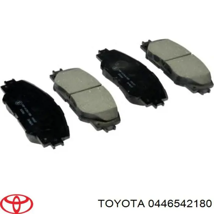 Klocki hamulcowe przednie tarczowe Toyota 0446542180 cena, od 23,90 USD