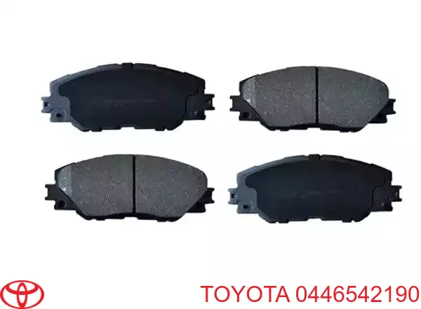 Klocki hamulcowe przednie tarczowe Toyota 0446542190 cena, od 24,68 USD
