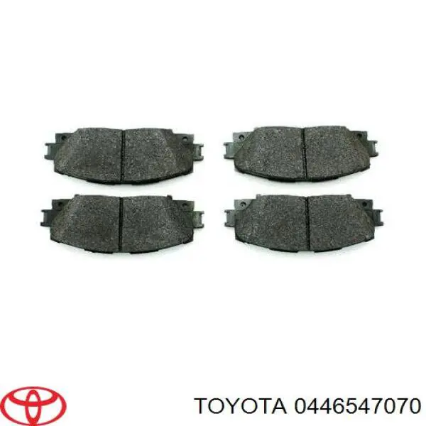 Klocki hamulcowe przednie tarczowe Toyota 0446547070 cena, od 26,17 USD