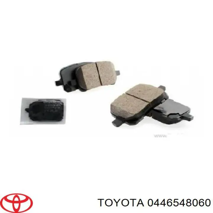 Do koszyka 0446548060 Toyota Klocki hamulcowe przednie tarczowe