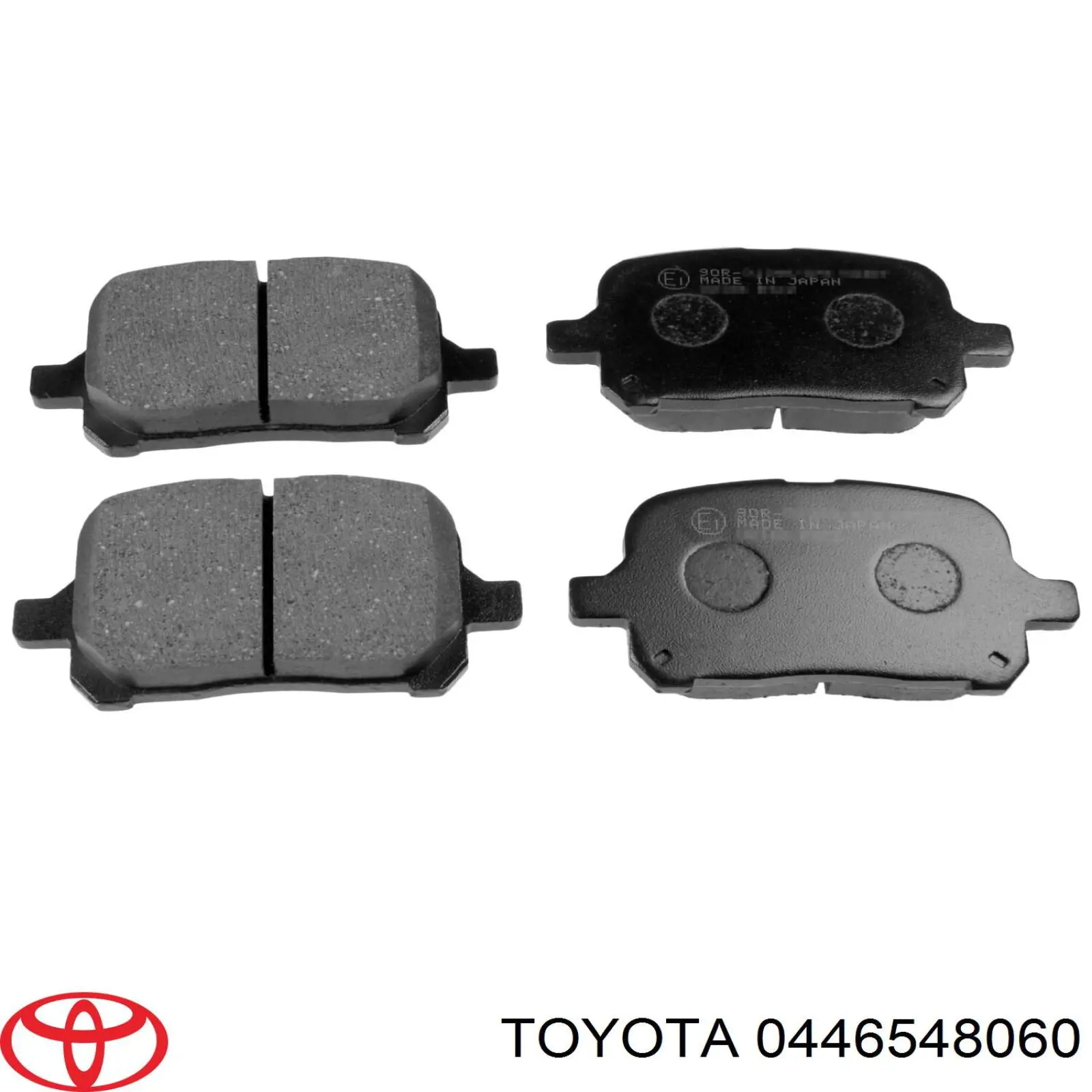 Klocki hamulcowe przednie tarczowe Toyota 0446548060 cena, od 26,85 USD