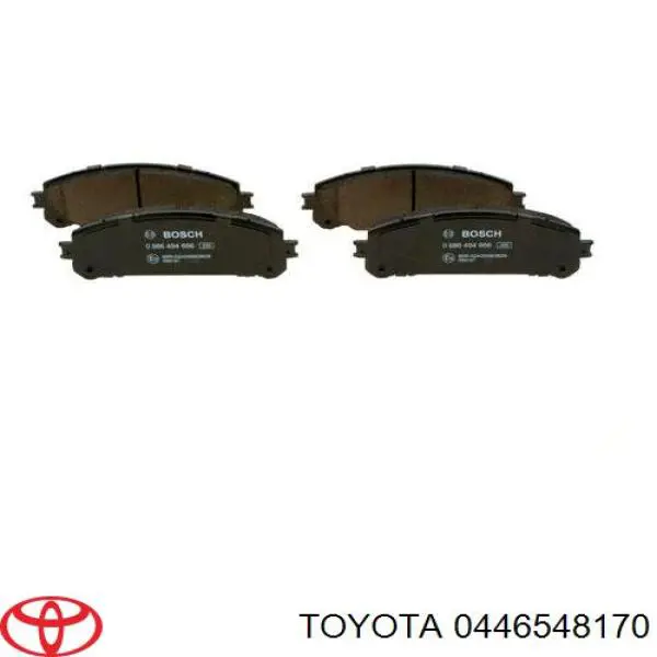 Klocki hamulcowe przednie tarczowe Toyota 0446548170 cena, od 28,82 USD