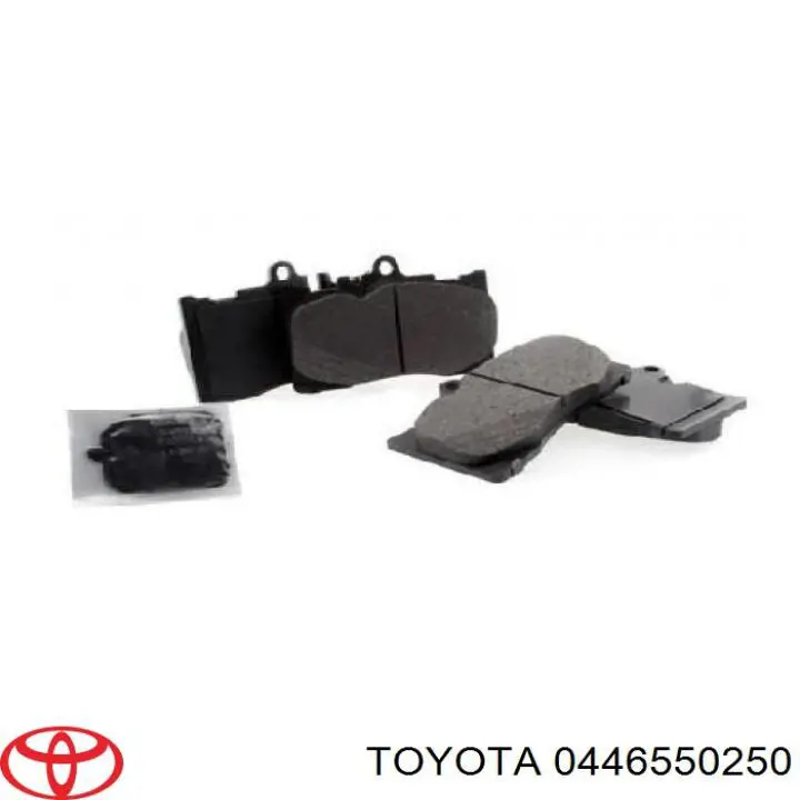 Do koszyka 0446550250 Toyota Klocki hamulcowe przednie tarczowe