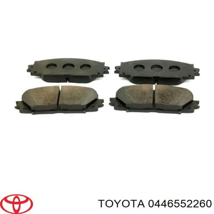 0446552260 Toyota Klocki hamulcowe przednie tarczowe
