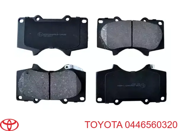 Klocki hamulcowe przednie tarczowe Toyota 0446560320 cena, od 27,98 USD