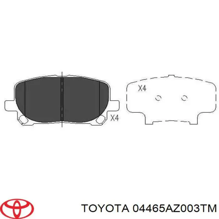 Klocki hamulcowe przednie tarczowe do Pontiac Vibe  