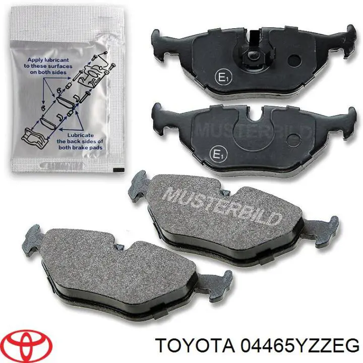 Klocki hamulcowe przednie tarczowe Toyota 04465YZZEG cena, od 29,25 USD