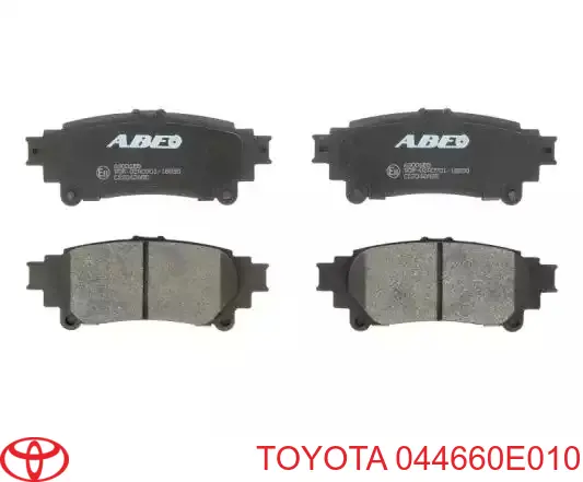 Okładziny (klocki) do hamulców tarczowych tylne Toyota 044660E010 cena, od 25,64 USD