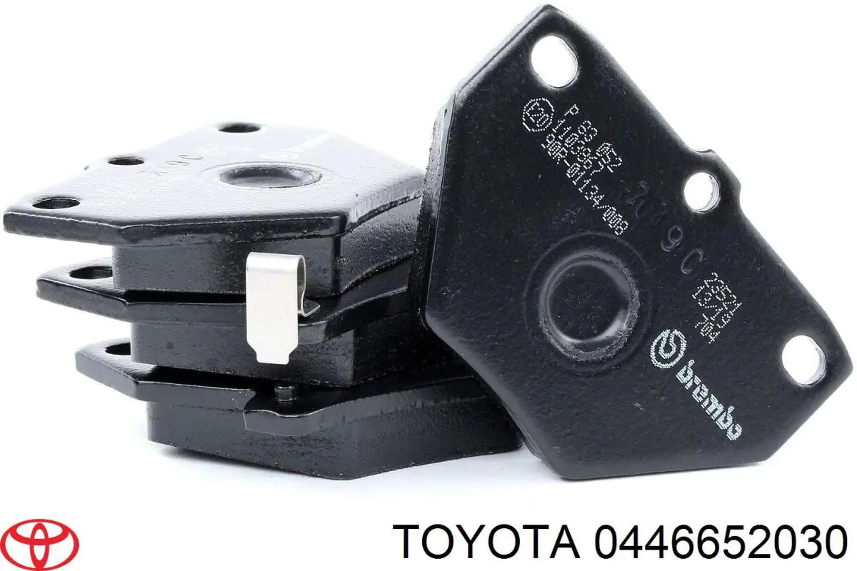 Do koszyka 0446652030 Toyota Okładziny (klocki) do hamulców tarczowych tylne