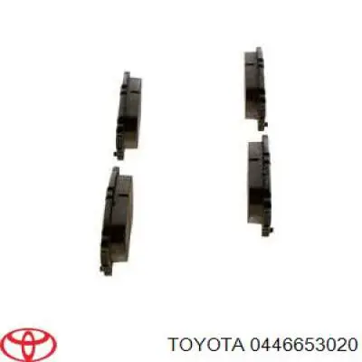 Do koszyka 0446653020 Toyota Okładziny (klocki) do hamulców tarczowych tylne