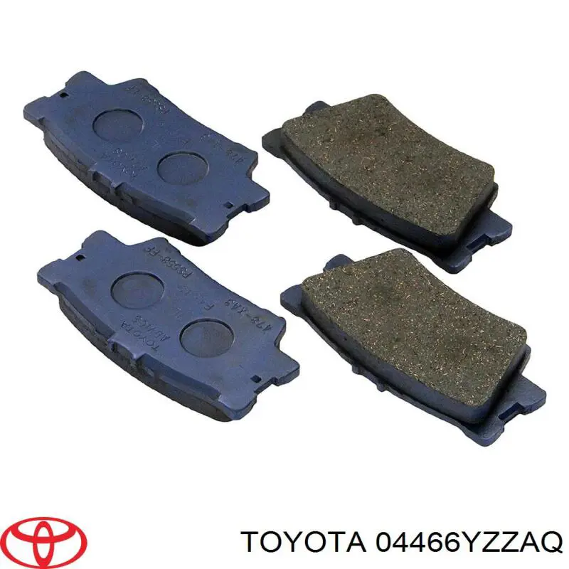 Okładziny (klocki) do hamulców tarczowych tylne Toyota 04466YZZAQ cena, od 17,35 USD