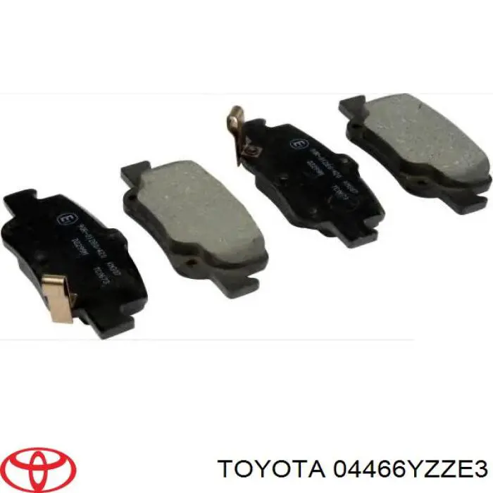 Okładziny (klocki) do hamulców tarczowych tylne Toyota 04466YZZE3 cena, od 20,19 USD
