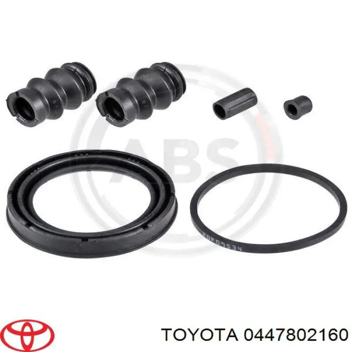 0447802160 Toyota Zestaw naprawczy zacisku hamulcowego przedniego