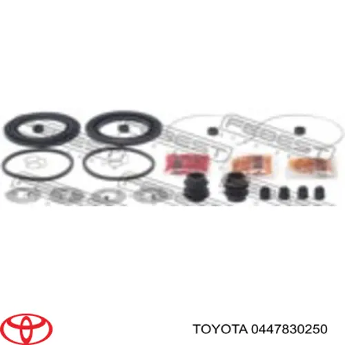 0447830250 Toyota zestaw naprawczy zacisku hamulcowego przedniego