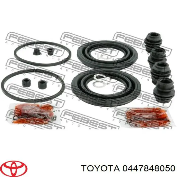 Zestaw naprawczy zacisku hamulcowego przedniego Toyota 044780E010 cena, od 30,36 USD