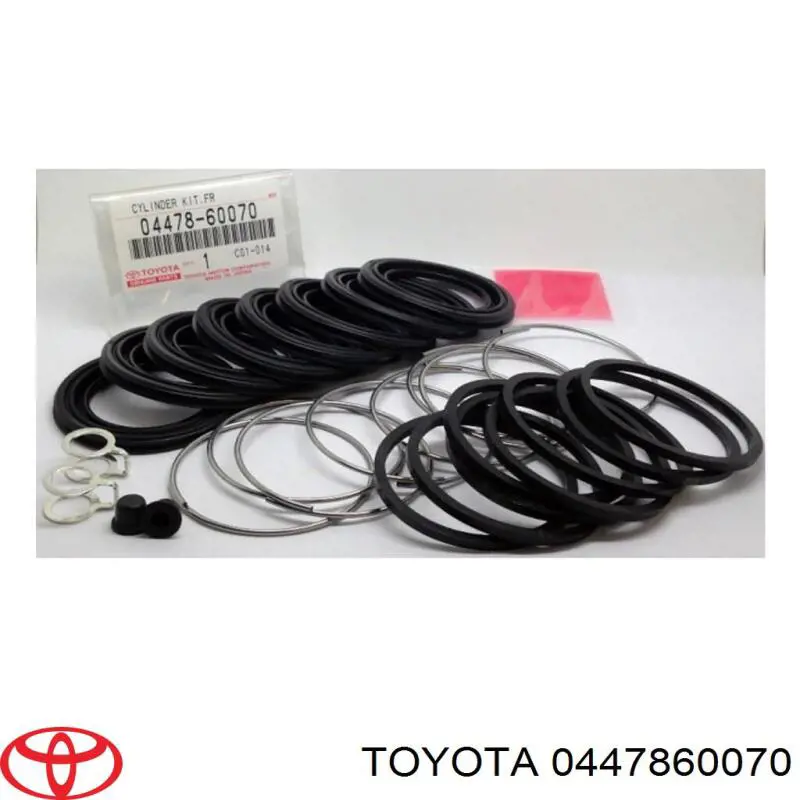 Zestaw naprawczy zacisku hamulcowego przedniego Toyota 0447860070 cena, od 13,40 USD