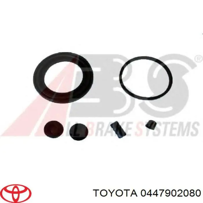 0447902080 Toyota Zestaw naprawczy zacisku hamulcowego przedniego